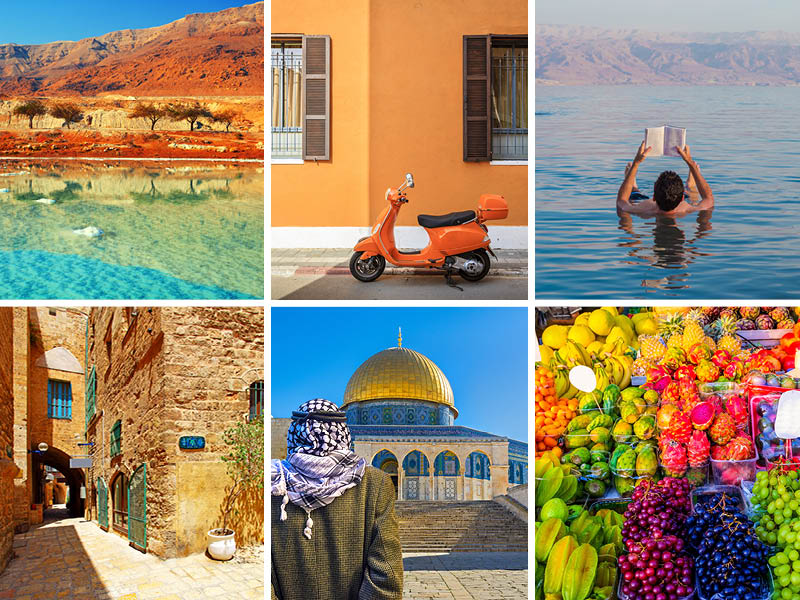 Upptäck färgstarka Israel med Döda Havet, Jerusalem, Jaffa och Tel Aviv. 