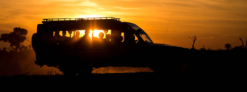 Jeep-safari i Sydafrika.