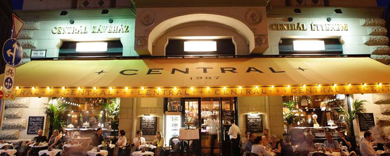Cafe Central i Budapest.