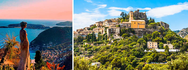 Den medeltida byn Eze Village i Provence.