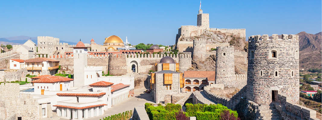 Slottet Rabath i Akhaltsikhe, resa till Georgien.