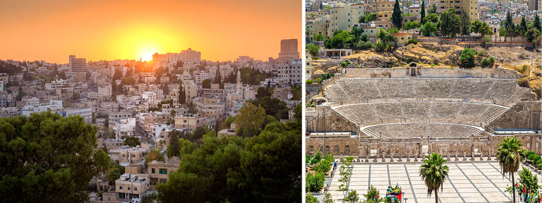 Jerusalem stad med det muslimska kvarteret på en rundresa genom Israel.