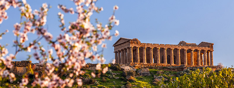 Ruiner från Agrigento på Sicilien.