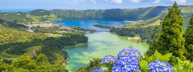 Tvillingsjarna Sete Cidades.