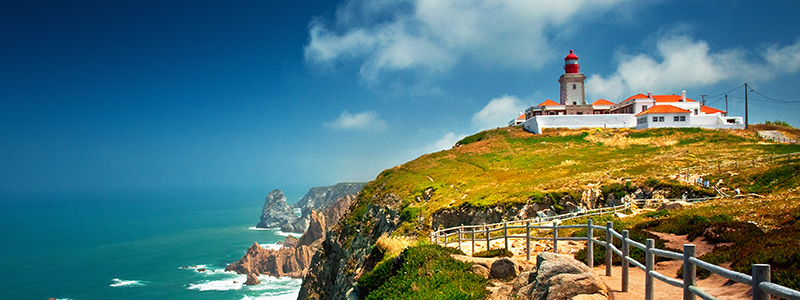 Cabo da Rocha i Portugal.