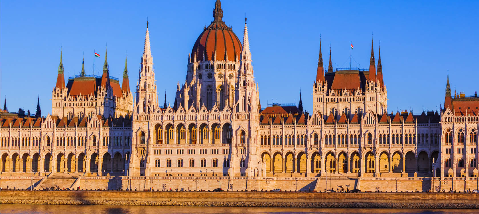 Budapest parlamentsbyggnad.
