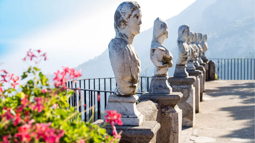 Villa Cimbrone i Ravello p Amalfikusten