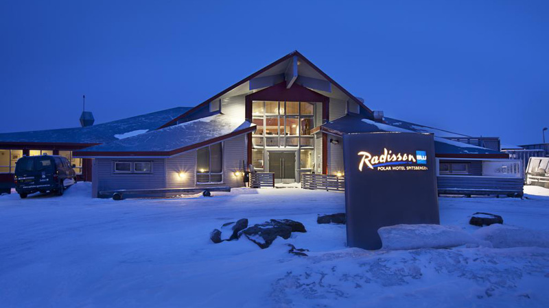 Radisson Blu Hotel p Svalbard.