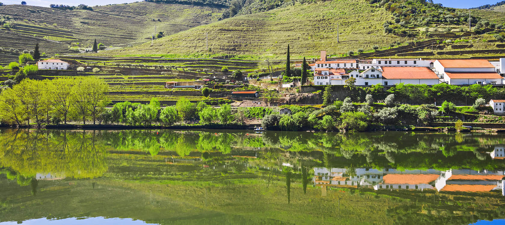 Pinhao i norra Portugal.