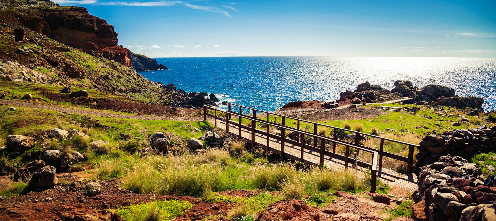 vandring i vacker natur och i bergen p madeira