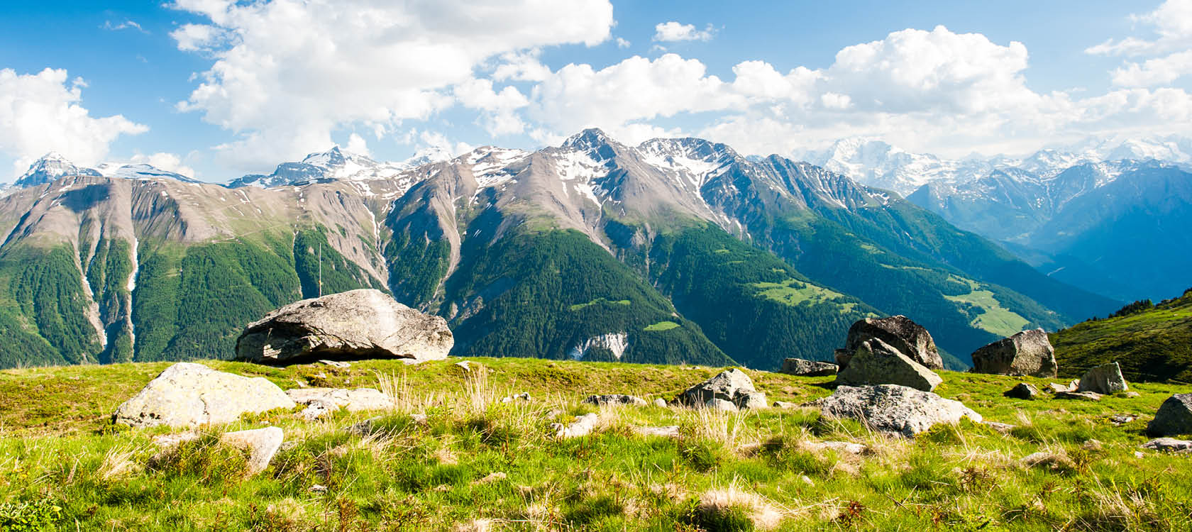 Resa till Alperna i Schweiz och Italien.