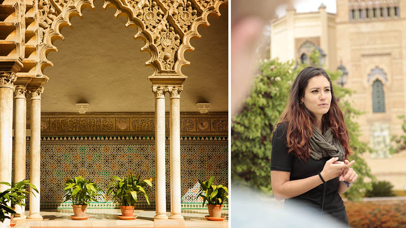 Vacker arkitektur och lokal guide i Sevilla