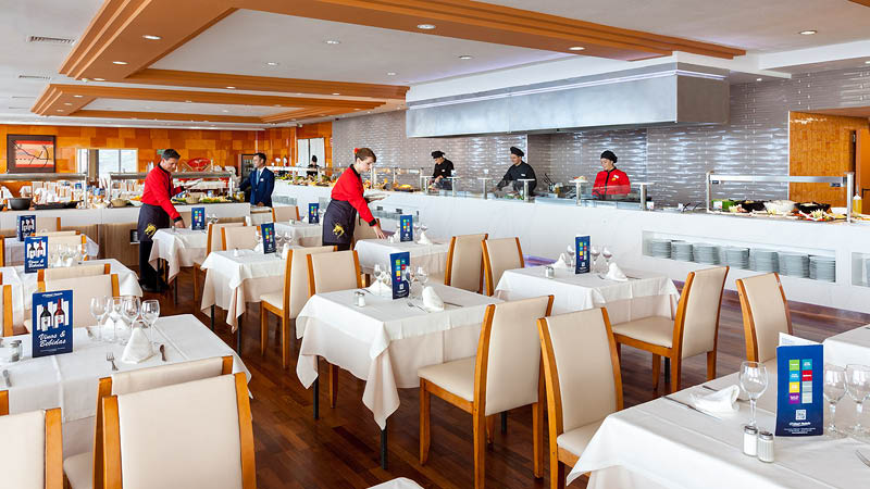 Restauranten p Hotel Best Semiramis